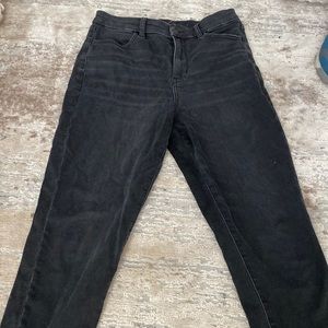 American Eagle Black Curvy High rise jeggings size 8